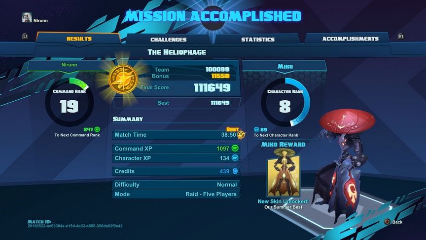 Battleborn - podsumowanie misji