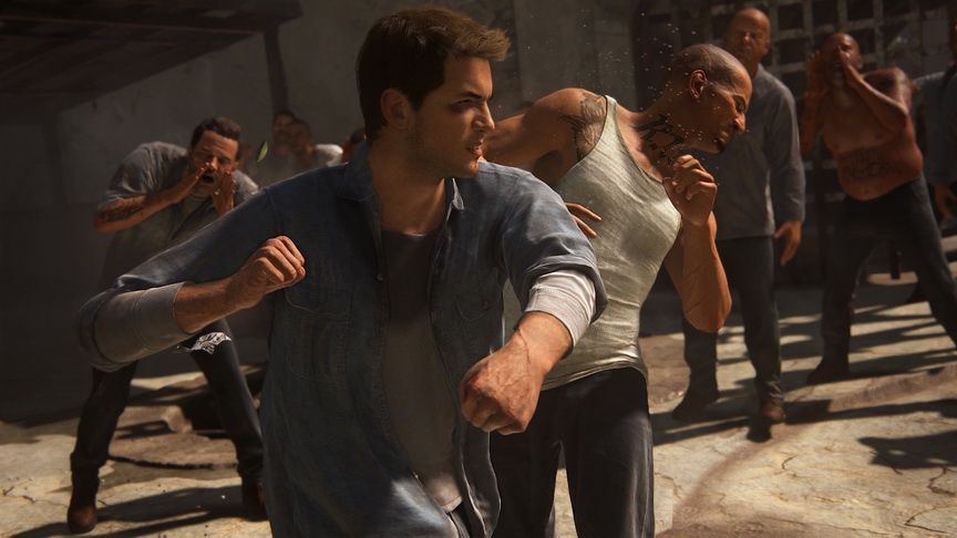 Uncharted 4 - walka w więzieniu