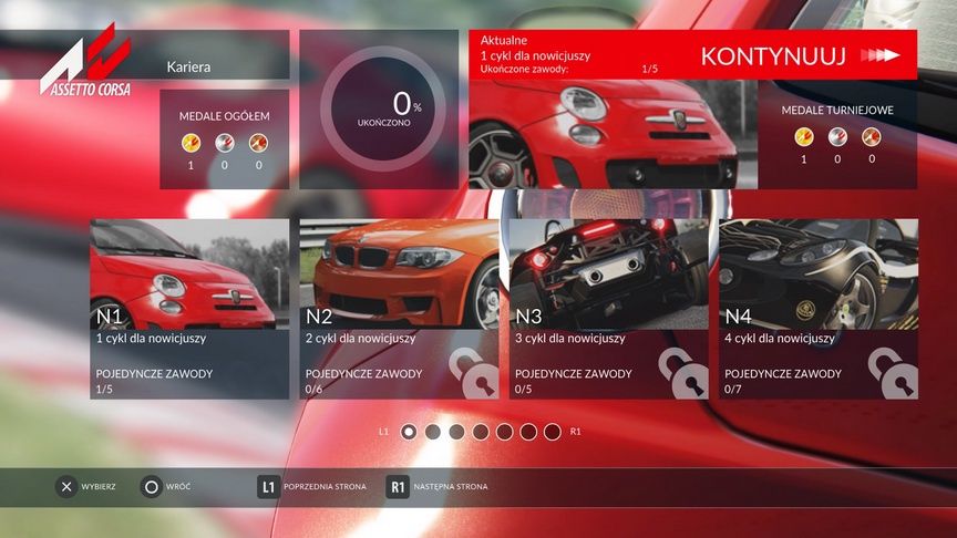Assetto Corsa - tryb kariery