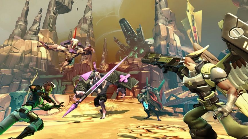 Battleborn - walka z hordami przeciwników
