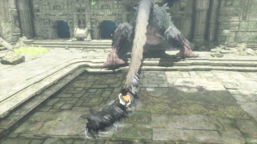 The Last Guardian - łapanie za ogon