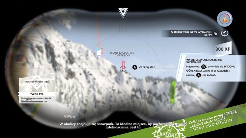 Steep - cel w lornetce