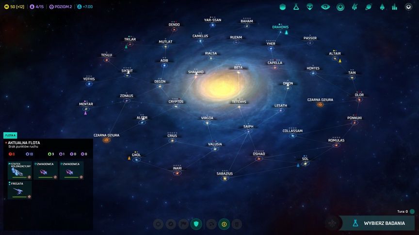 Master of Orion: Revenge of Antares - wszechświat