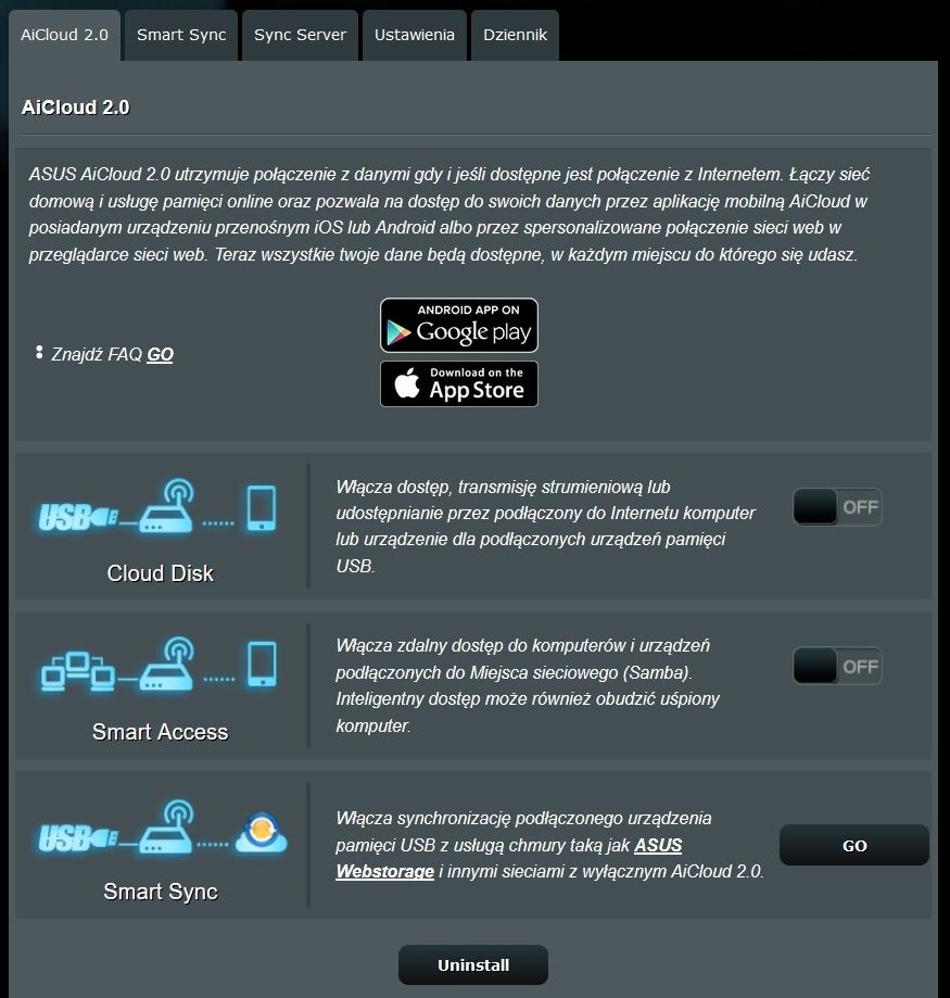 ASUS AX6100 - AiCloud