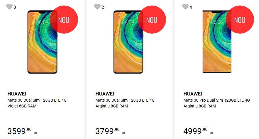 Huawei Mate 30 Rumunia