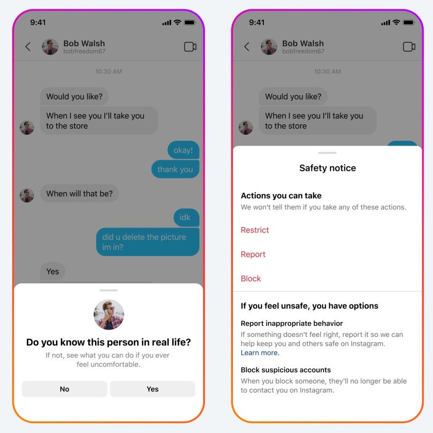 Instagram - bezpieczeństwo nastolatków