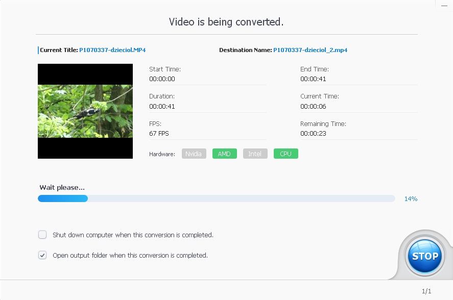 VideoProc konwertowanie wideo