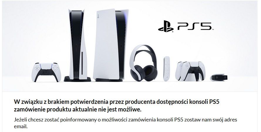 PlayStation 5 przedsprzedaż