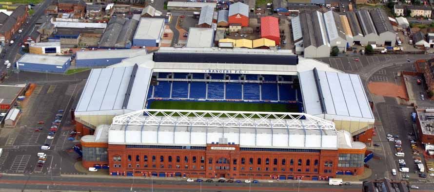 Ibrox Stadium obecnie