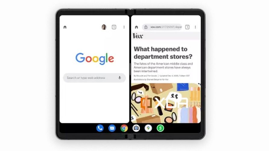 Google składany telefon