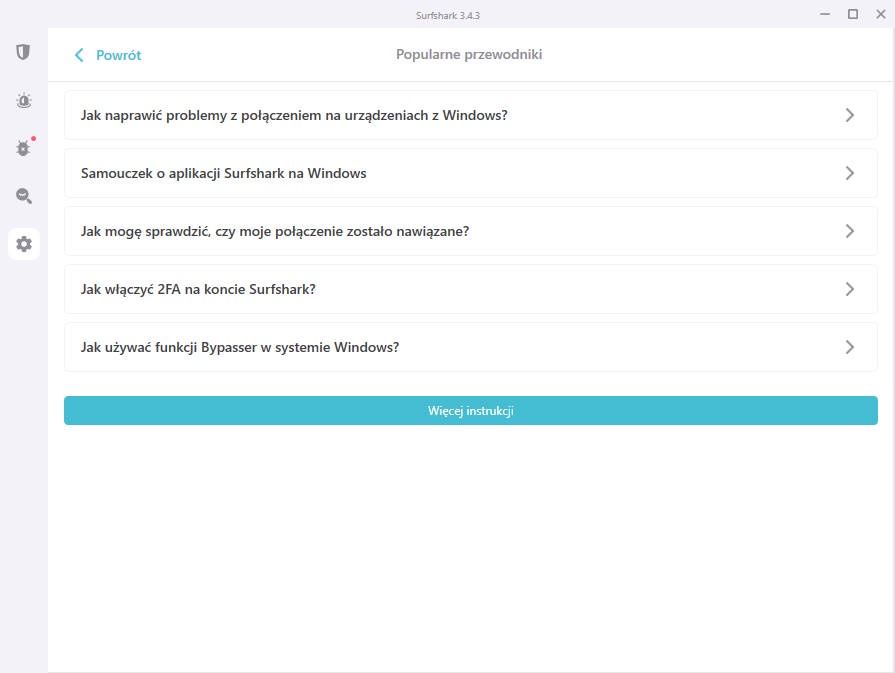 Surfshark VPN - poradniki