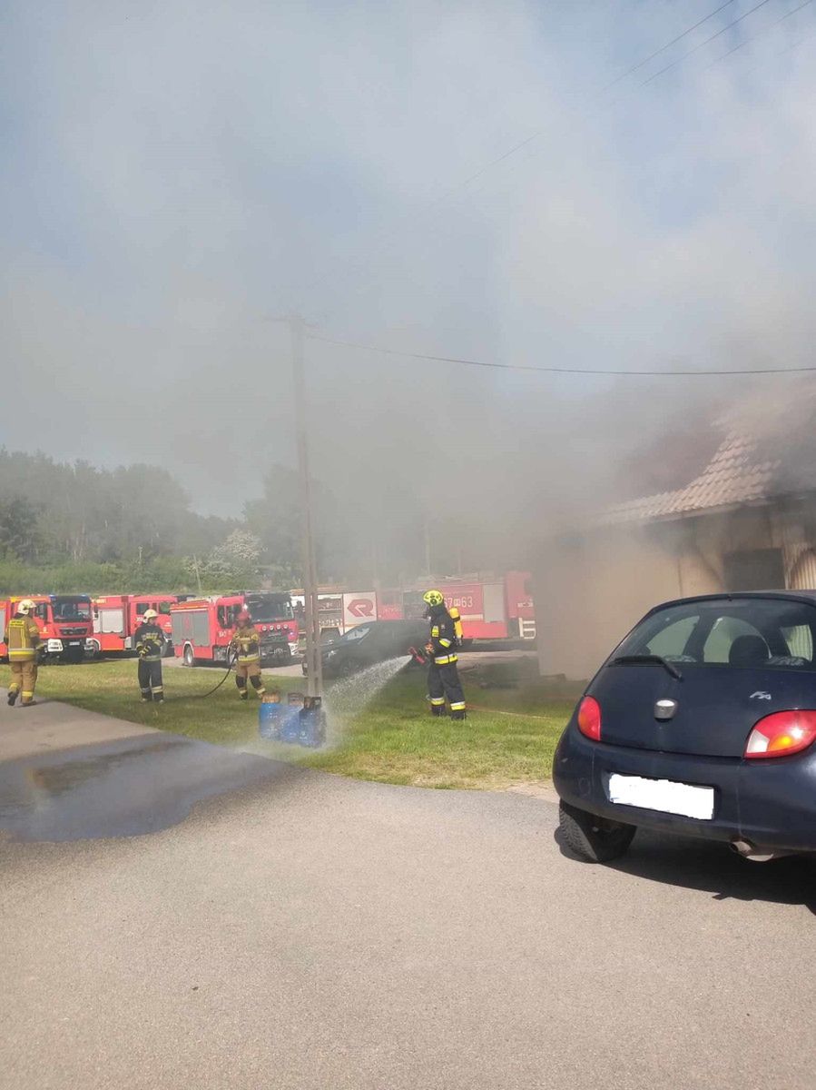 Wybuch butli z gazem w "Barze pod sumem" w Murzynowie!