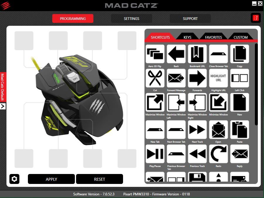 Mad Catz R.A.T. PRO S oprogramowanie