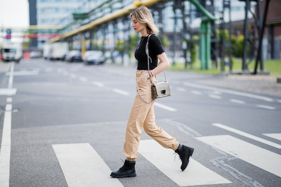Czarne Timberlandy damskie pasują do stylizacji na co dzień