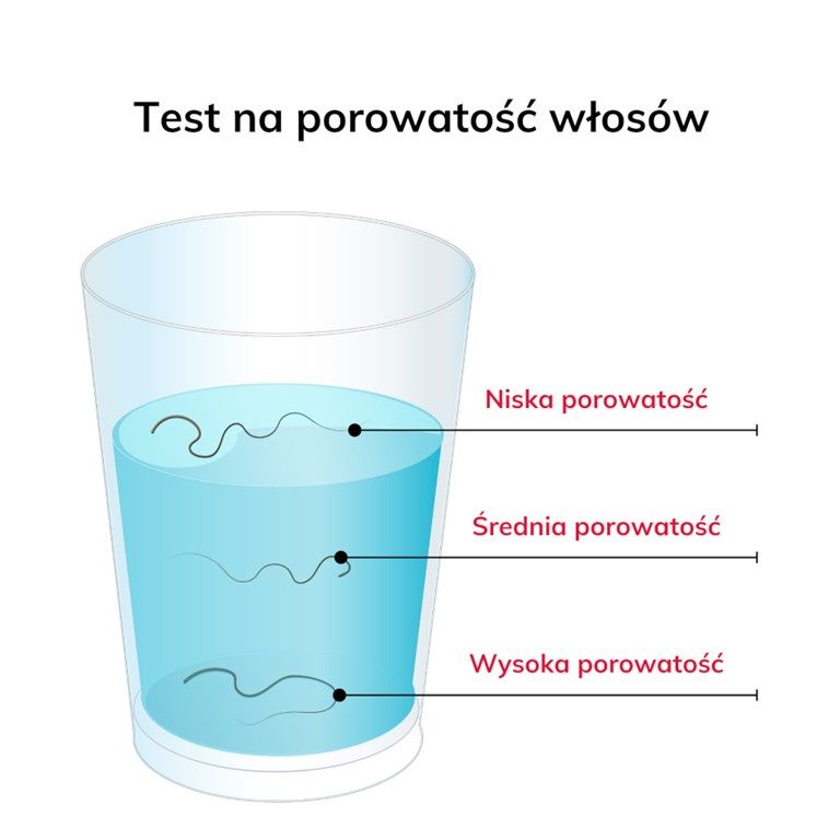 test na porowatość włosów