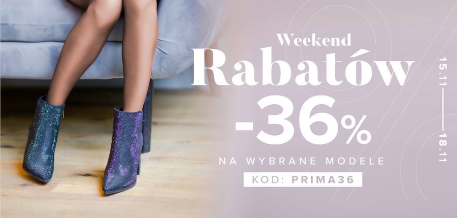 <p><strong>Ostrzysz apetyt na wyprzedażowe polowanie w Black Friday? Już w ten weekend 15.-17.11 masz szansę zrobić rozgrzewkę przed shoppingowym świętem! Zobacz, jakie wyjątkowe okazje czekają na Ciebie w Twoich ulubionych sklepach w Domodi i zrób zakupy już teraz - z myślą o swoich bliskich i o szafie, która potrzebuje solidnej dawki odświeżenia.</strong></p>