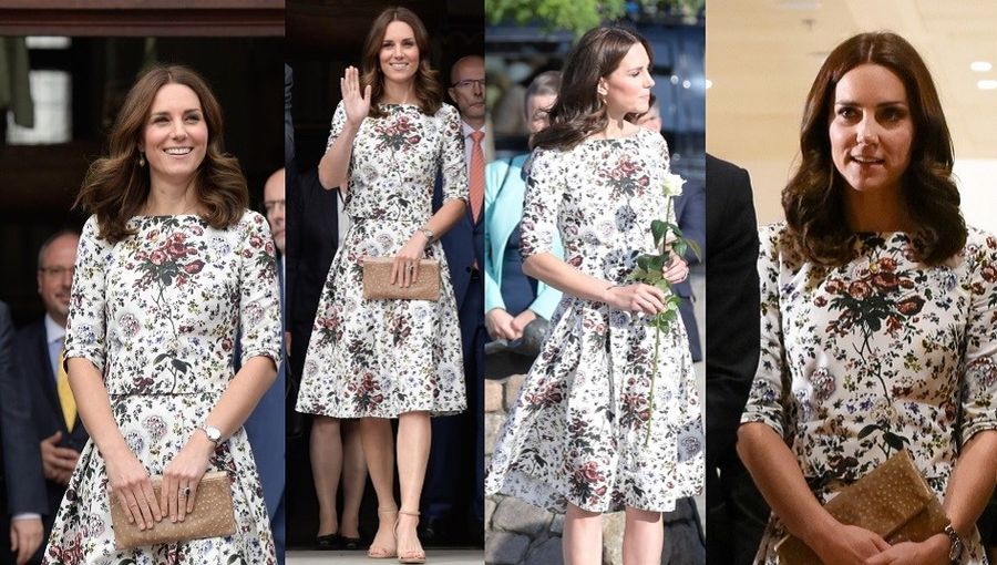 Kate w kwiecistym komplecie