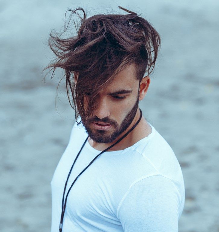messy hair fryzury męskie