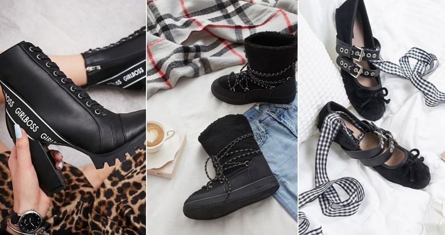 czarne buty