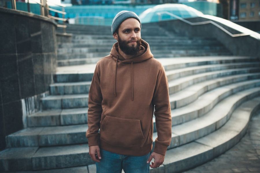 Bluza męska z kapturem