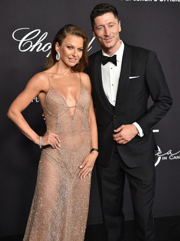 Anna Lewandowska w sukience w Cannes