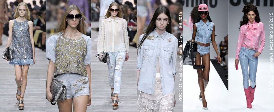 <p>Jak nosić jeansowe ubrania? Możemy postawić na jeansowy Total Look, ale uważajmy na odcień tkaniny. Ciekawą propozycją jest jasna, błękitna koszula, zestawiona z ciemniejszymi, granatowymi spodniami. Propozycja w wersji romantycznej to koronkowa, biała maxi, połączona z jeansową kamizelką lub kurtką, najlepiej w jasnym odcieniu. Jeżeli mamy ochotę na bardziej zdecydowaną stylizację, czerwoną koszulę w kratę, połączmy z jeansami o luźnym, boyfriendowym kroju z przetarciami.</p>