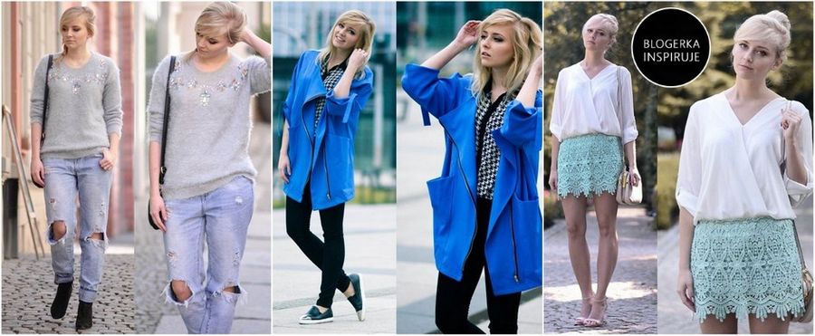 <p>Jakie trendy sezonu wiosna / lato 2015 powinna wybierać dla siebie blondynka? Co będzie najlepiej pasowało do tego typu urody? Zobaczcie propozycje <a href="http://domodi.pl/profil-uzytkownika/42842">Moniezji</a>!</p>