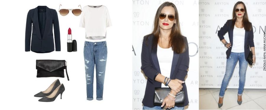 <p>Styl Anny Muchy jest bardzo klasyczny oraz minimalistyczny. Ania stawia na stylizacje w pastelowych barwach. W jej garderobie dominuje pudrowy róż, błekit, szarość oraz mięta. Całość stylizacji zazwyczaj przełamuje czernią.</p>