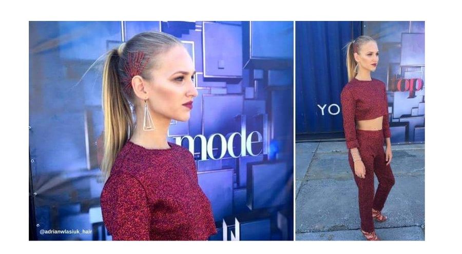 Adrianna Daniel z programu Top Model w telewizji TVN.