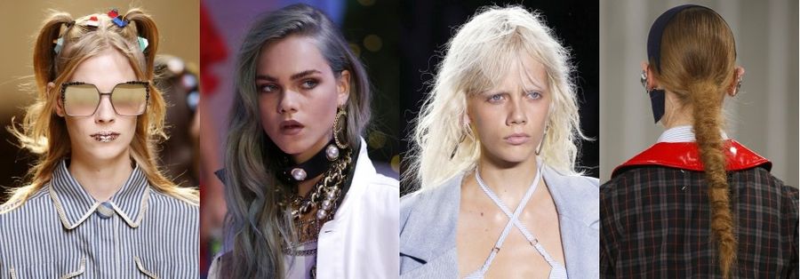 Najmodniejsze fryzury na 2017 rok z pokazów Fendi, Philipp Plein, Alexander Wang i Maison Margiela.