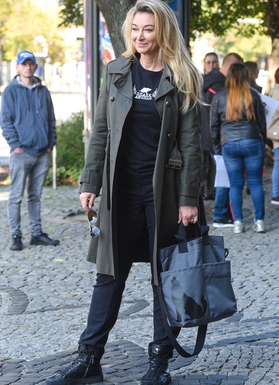 Martyna Wojciechowska w stylizacji na co dzień