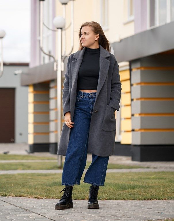 stylizacja z jeansami damskimi kulotami