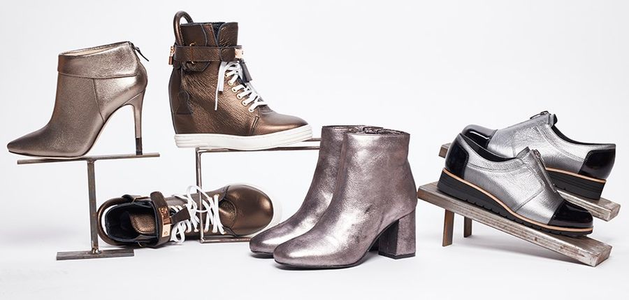 Modne metaliczne buty Eobuwie na jesień 2016.