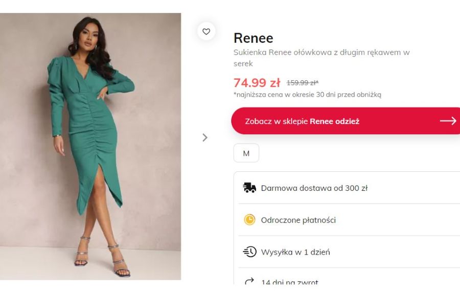 Modne sukienki dla puszystych z Renee