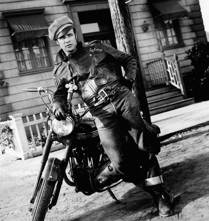 Marlon Brando w skórzanej bomberce