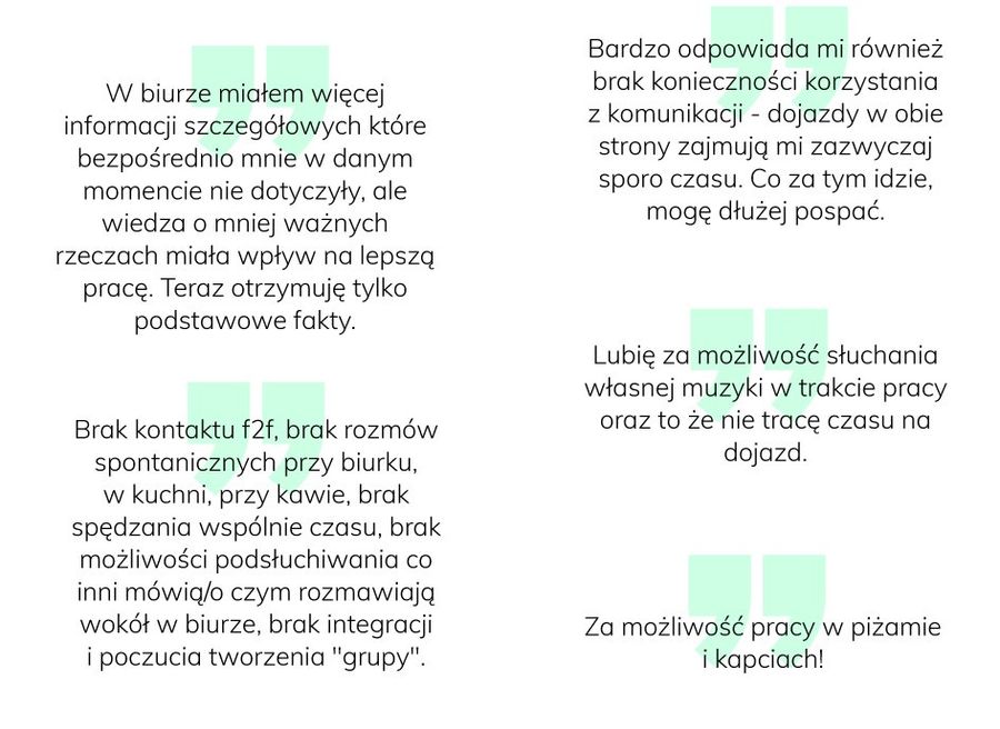 <p><strong>Dla wielu Polaków kończy się kolejny tydzień pracy na home office. W domodi.pl postanowiliśmy sprawdzić, czy, a jeśli tak, to za co lubimy ten zdalny tryb pracy, który od teraz stał się naszą nową rzeczywistością.</strong></p>