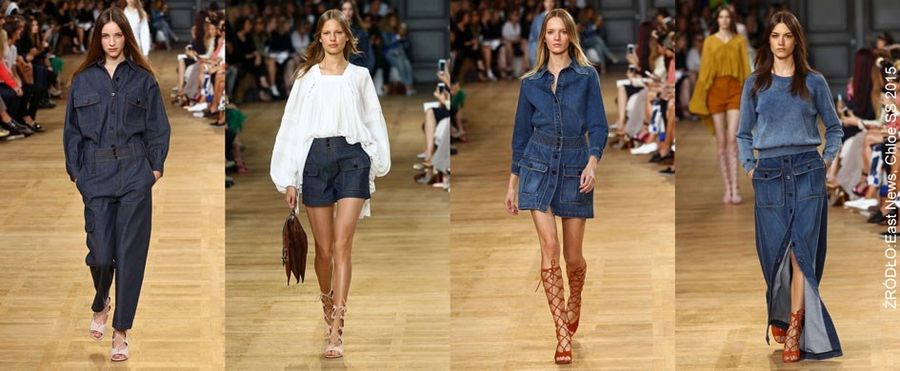 <p>Jak nosić jeansowe ubrania? Możemy postawić na jeansowy Total Look, ale uważajmy na odcień tkaniny. Ciekawą propozycją jest jasna, błękitna koszula, zestawiona z ciemniejszymi, granatowymi spodniami. Propozycja w wersji romantycznej to koronkowa, biała maxi, połączona z jeansową kamizelką lub kurtką, najlepiej w jasnym odcieniu. Jeżeli mamy ochotę na bardziej zdecydowaną stylizację, czerwoną koszulę w kratę, połączmy z jeansami o luźnym, boyfriendowym kroju z przetarciami.</p>