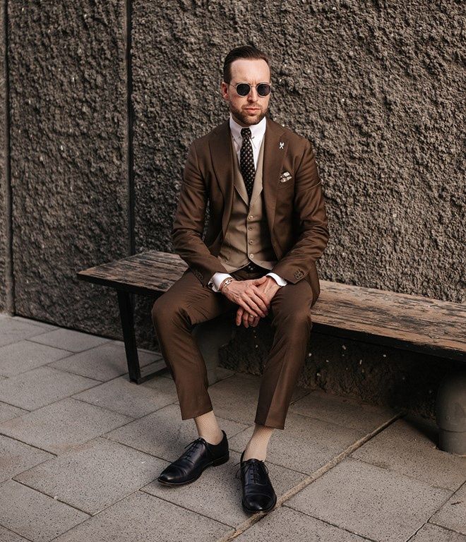elegancka stylizacja z butami męskimi na wiosnę 2021