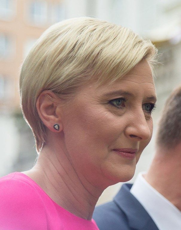 Makijaż Agaty Dudy.