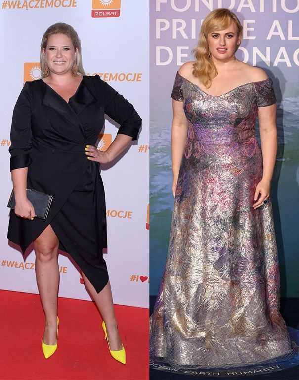 sylwester plus size stylizacje gwiazd