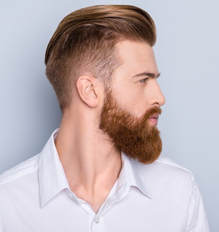 slick back fryzura męska