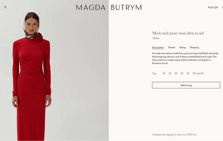 Sukienka od Magdy Butrym kosztuje krocie