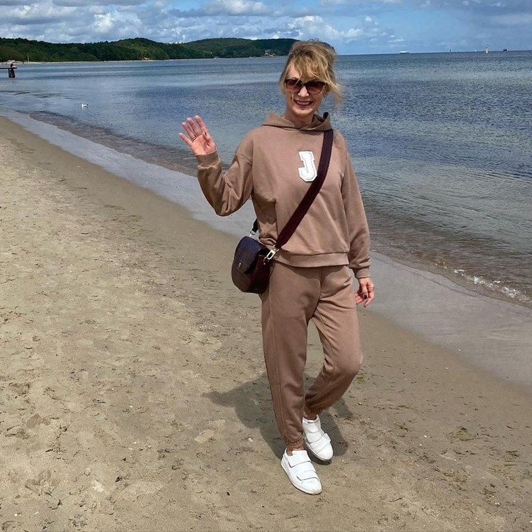 Beata Ścibakówna uwielbia wygodne białe buty