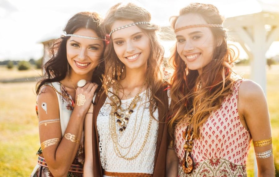 fryzury w stylu boho