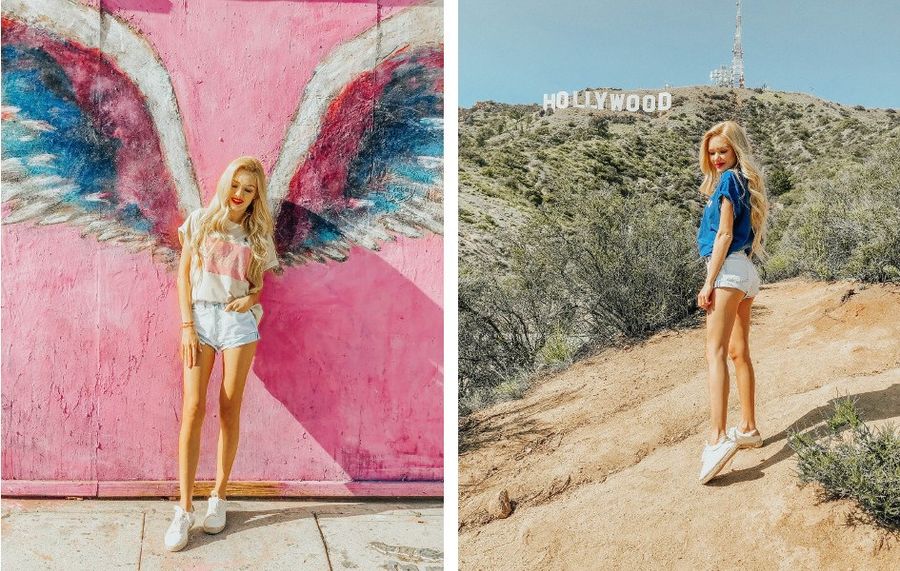 Milena w Hollywood i Los Angeles