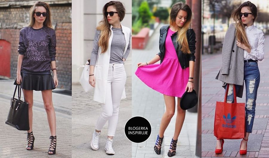 <p>Moda streetstyle kojarzy się głównie z połączeniem stylów: sportowego, rockowego i casualowego. Najczęściej w postaci kurtki typu ramoneska lub bomberka, koszuli w kratę lub zwykłego t-shirta, spodni z jeansu i trampek. Przykład blogerki <a href="http://domodi.pl/profil-uzytkownika/36575#ProfileLooksPartial">Pivionia</a> pokazuje, że streetstyle ma też oblicze bardziej kobiece i eleganckie. Jakie? Sprawdź! </p>
