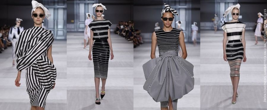 <p>Black & White to jedna z mocniejszych tendencji w tym sezonie. Na pokazach możemy zauważyć minimalistyczne stylizacje, jak również kalejdoskopowe połączenia. Giambatista Valli zaprojektował rozkloszowane sukienki i płaszcze w abstrakcyjne, biało-czarne wzory. Projektant wykorzystał w konstrukcji pudełkowe formy. W kolekcji Matthew Williamson dominują odważne wzory.</p>