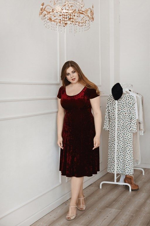 sukienka midi plus size