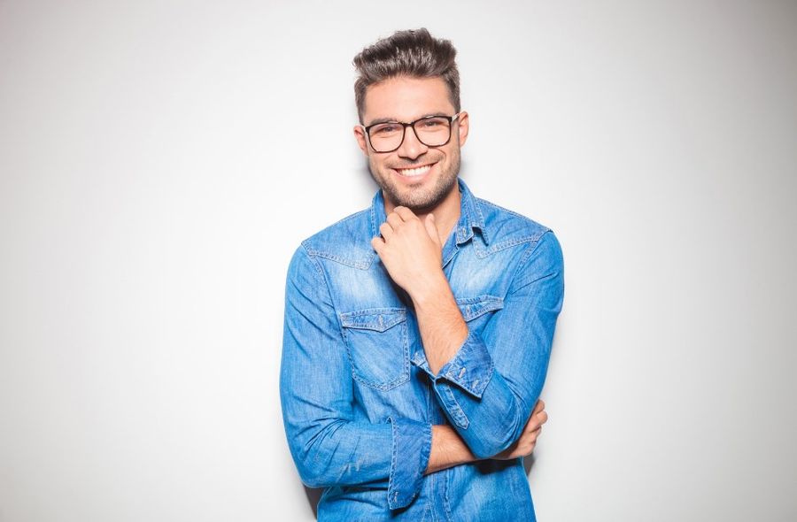 koszula męska jeans
