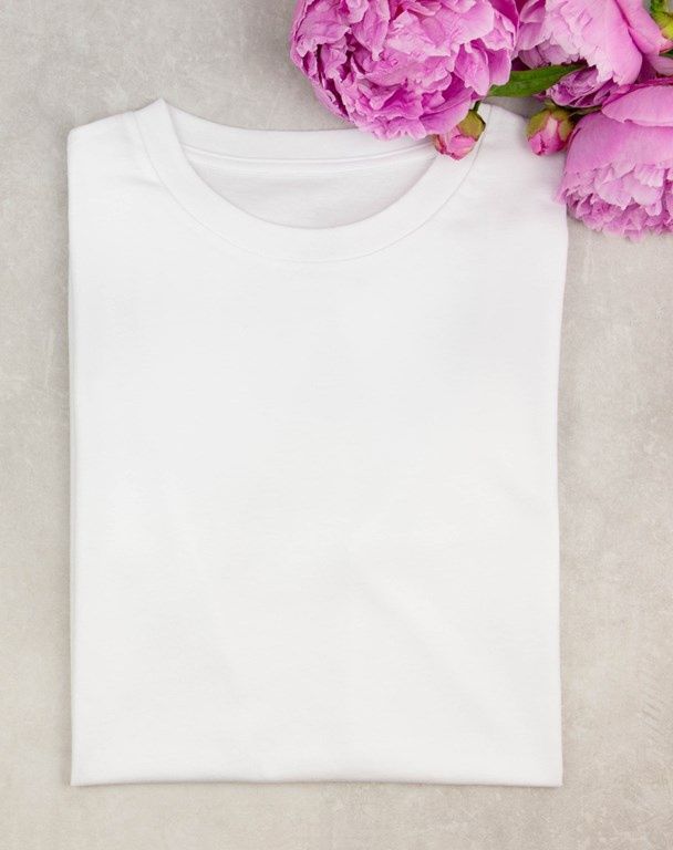 t-shirt złożony metodą klasyczną